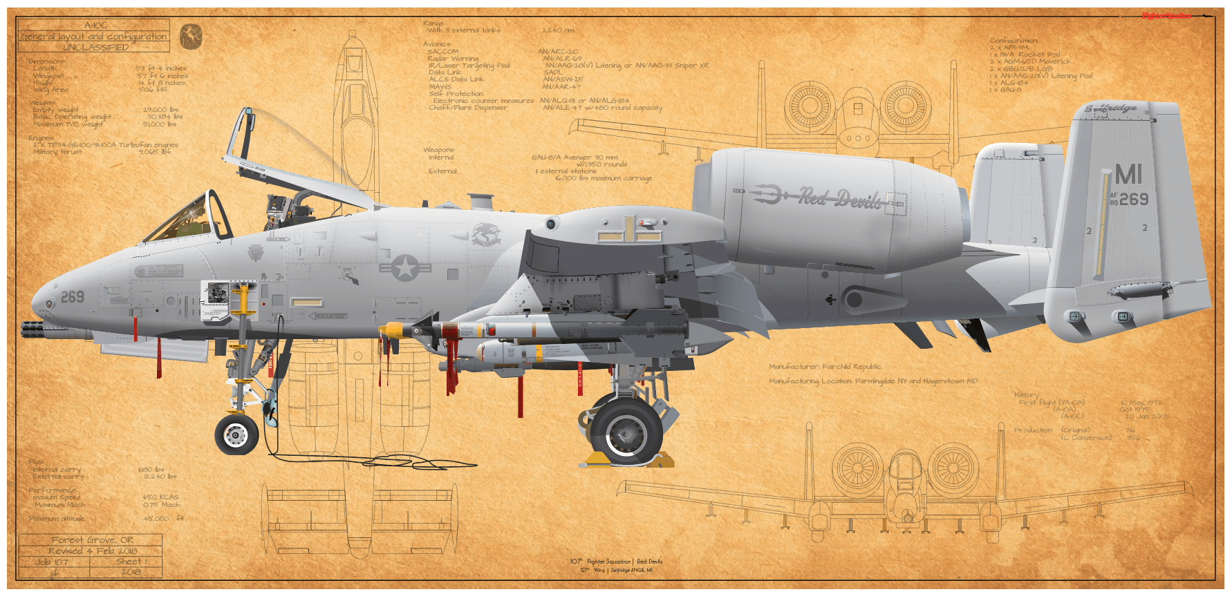 A-10C Thunderbolt II 107 FS 